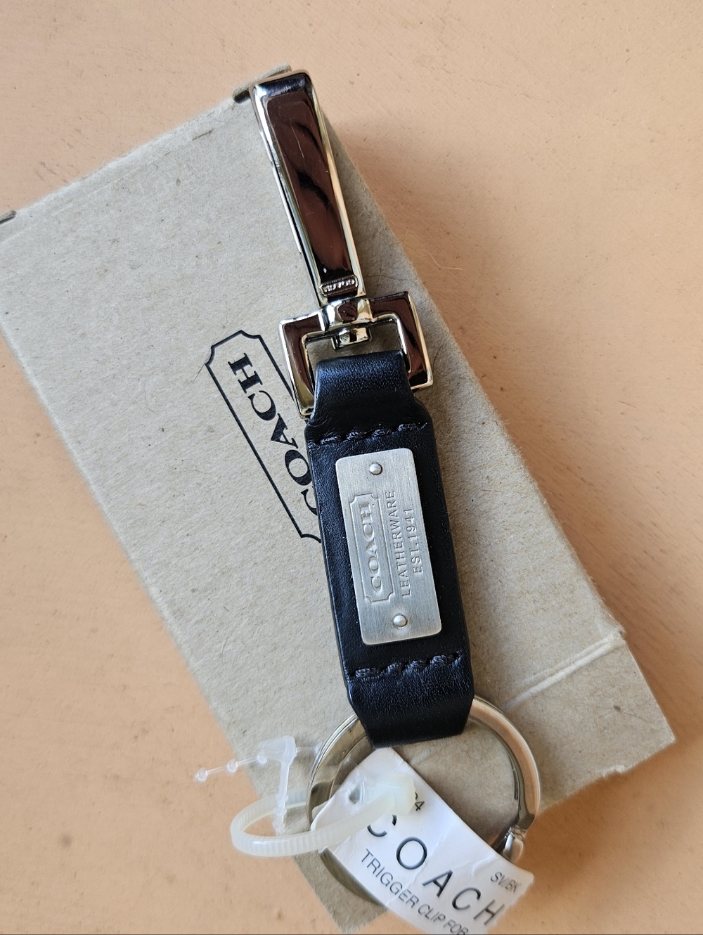 NEW COACH Trigger Clip Fob , COACH Key Chain - Picture 2 of 2